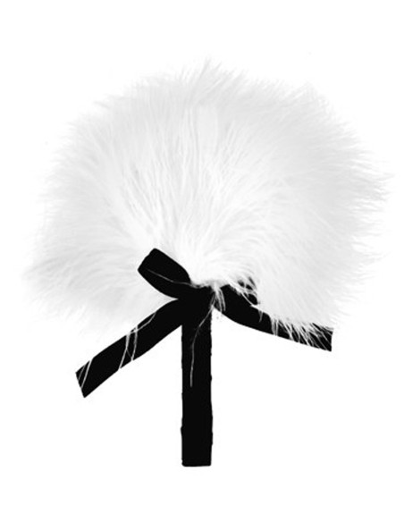 Plumeau blanc avec noeud satiné - CC5160630020