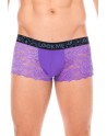 Boxer violet en dentelle délicate - LM2006-67PUR